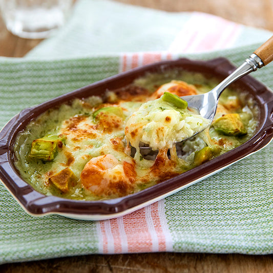 洋麺屋ピエトロ 海老とアボカドのバジルクリームドリア/1人前