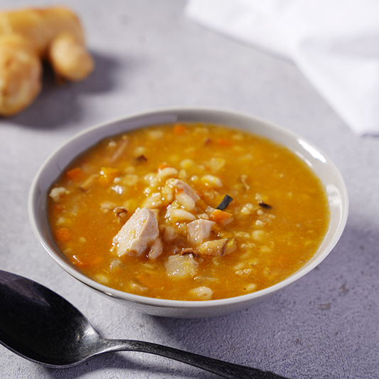 チキンと生姜の具だくさんスープ(冷凍スープ)