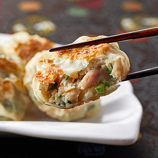 【横浜中華街・食べログ百名店】プリプリ海老入りニラ焼きまんじゅう/6個入り