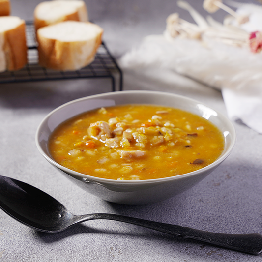 チキンと生姜の具だくさんスープ(冷凍スープ)