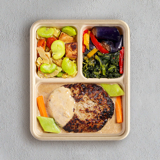 ハンバーグ 濃厚ポルチーニ香るクリーミーソース/1個入り