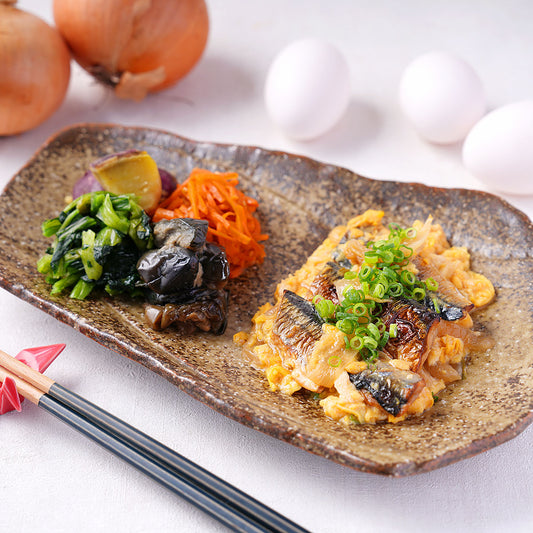 さんまの醤油漬け焼き とろとろ卵とじ/1個入り
