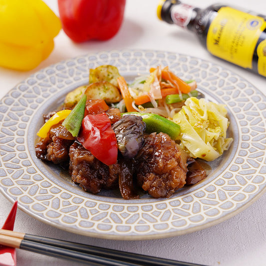 彩り野菜と鶏肉 バルサミコを使った洋風甘酢あん/1個入り