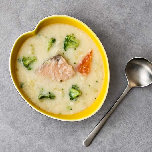 鮭と野菜の和風クリームスープ